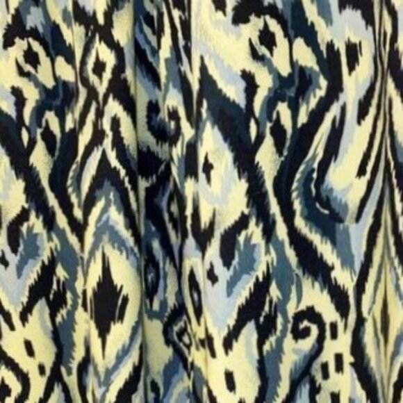 Elementz Sleeveless Boatneck Flowy Rayon Print Dress Size Large - Picture 4 of 7